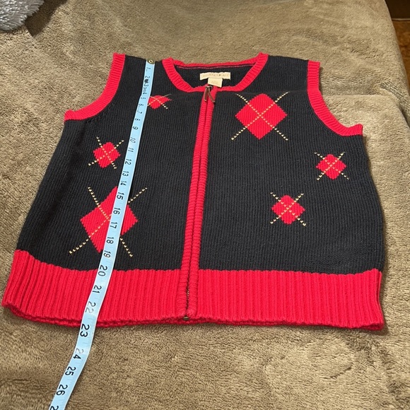 Mountain Lake Women’s Zipper Sweater Vest Size M - Picture 3 of 7